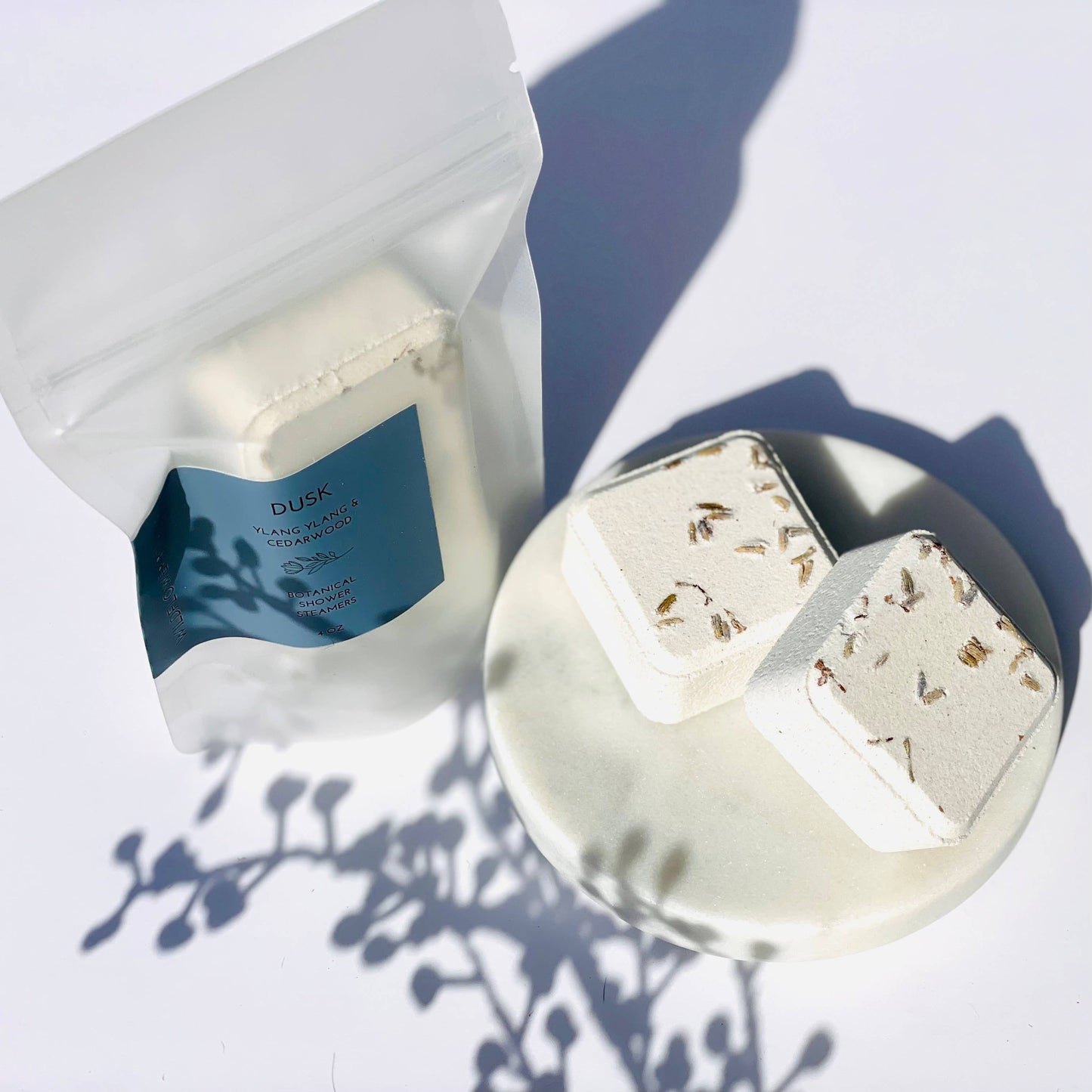 Dusk Botanical Shower Steamers - Ylang Ylang Cedarwood