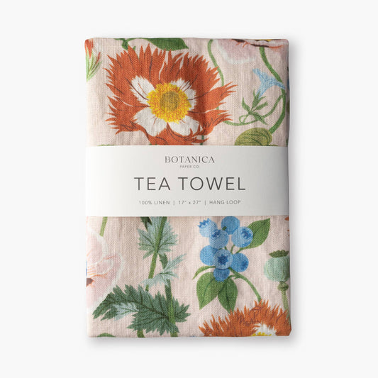 Poppies Tea Towel