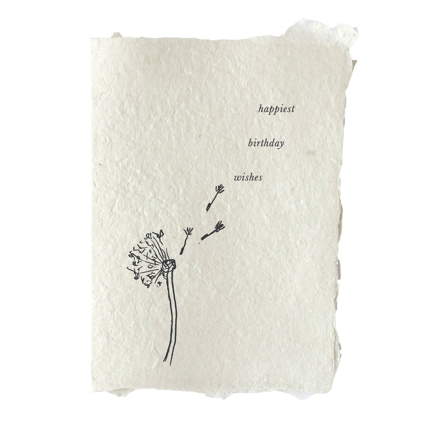 Dandelion Birthday Card