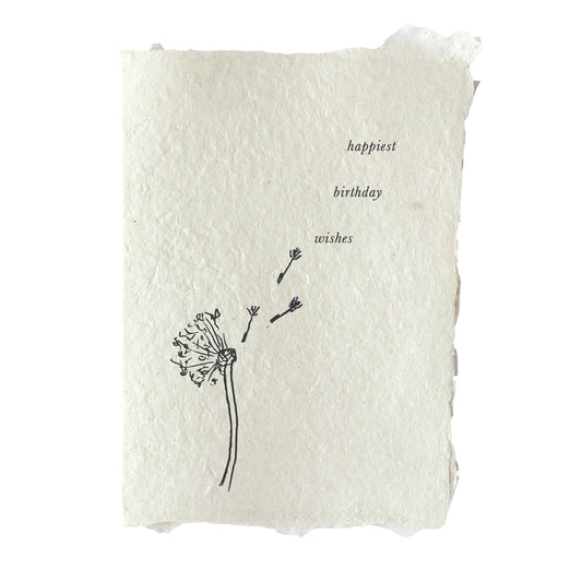Dandelion Birthday Card