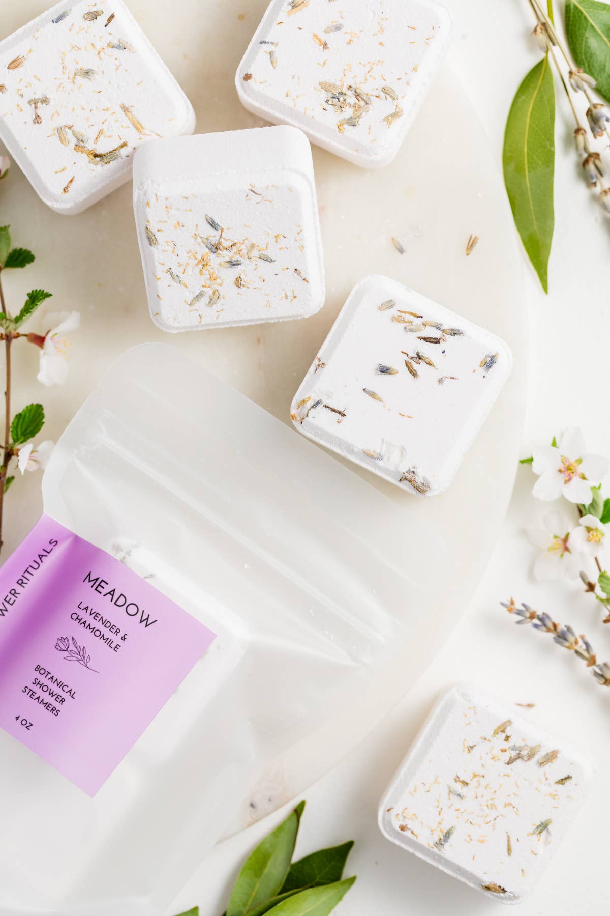 Meadow Botanical Shower Steamers -Lavender Chamomile