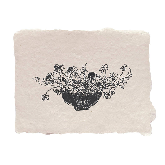Bowl of Flowers Note Card