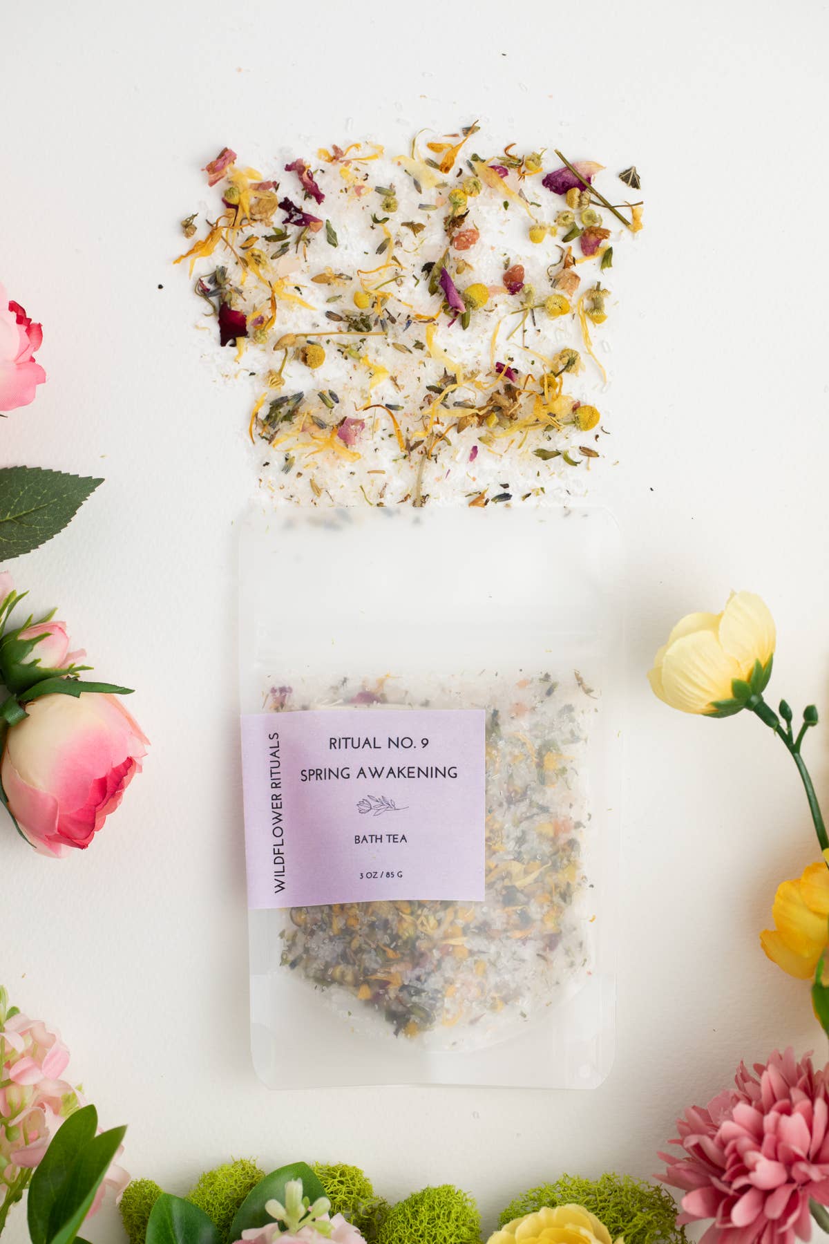 Spring Awakening Botanical Bath Tea Chamomile Lemon Balm