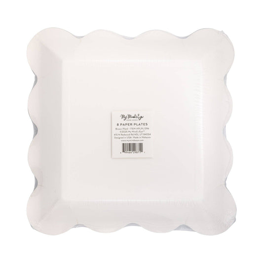 Plaid Salad or Dessert Plate