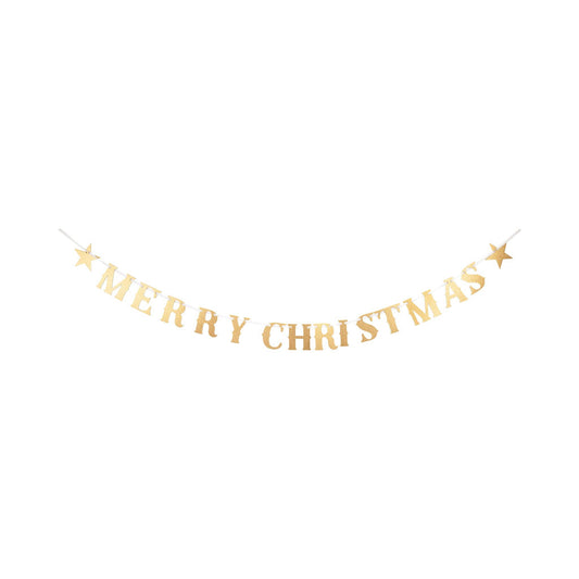 ]Merry Christmas Glitter Banner